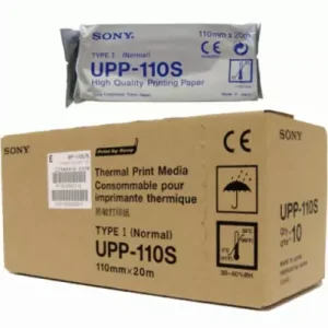 Boite 10 Unités – Papier Sony pour échographie – UPP 110mm x 20m