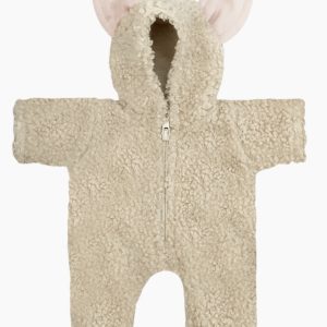 Minikane Babies – Combinaison Jeannot en bouclette beige.