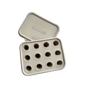 Bac à glaçons Argile pour les tétines grignoteuses.