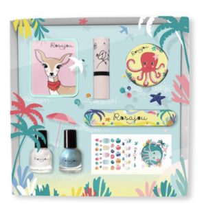 Coffret maquillage fard à paupières. Rosajou.