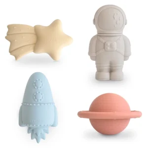 Jouet de bain Space, lot de 4 – Mushie.