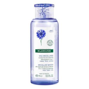 Eau micellaire au bleuet bio KLORANE 400 ml