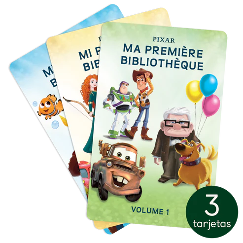 Yoto Cartes (3) Ma première bibliothèque Disney Pixar.