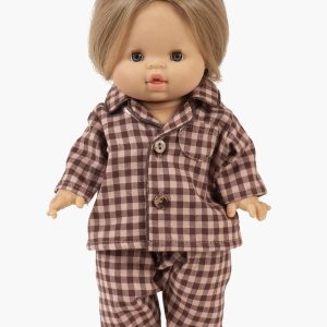 Minikane Pyjama Eden en flanelle Vichy Emile & Ida.