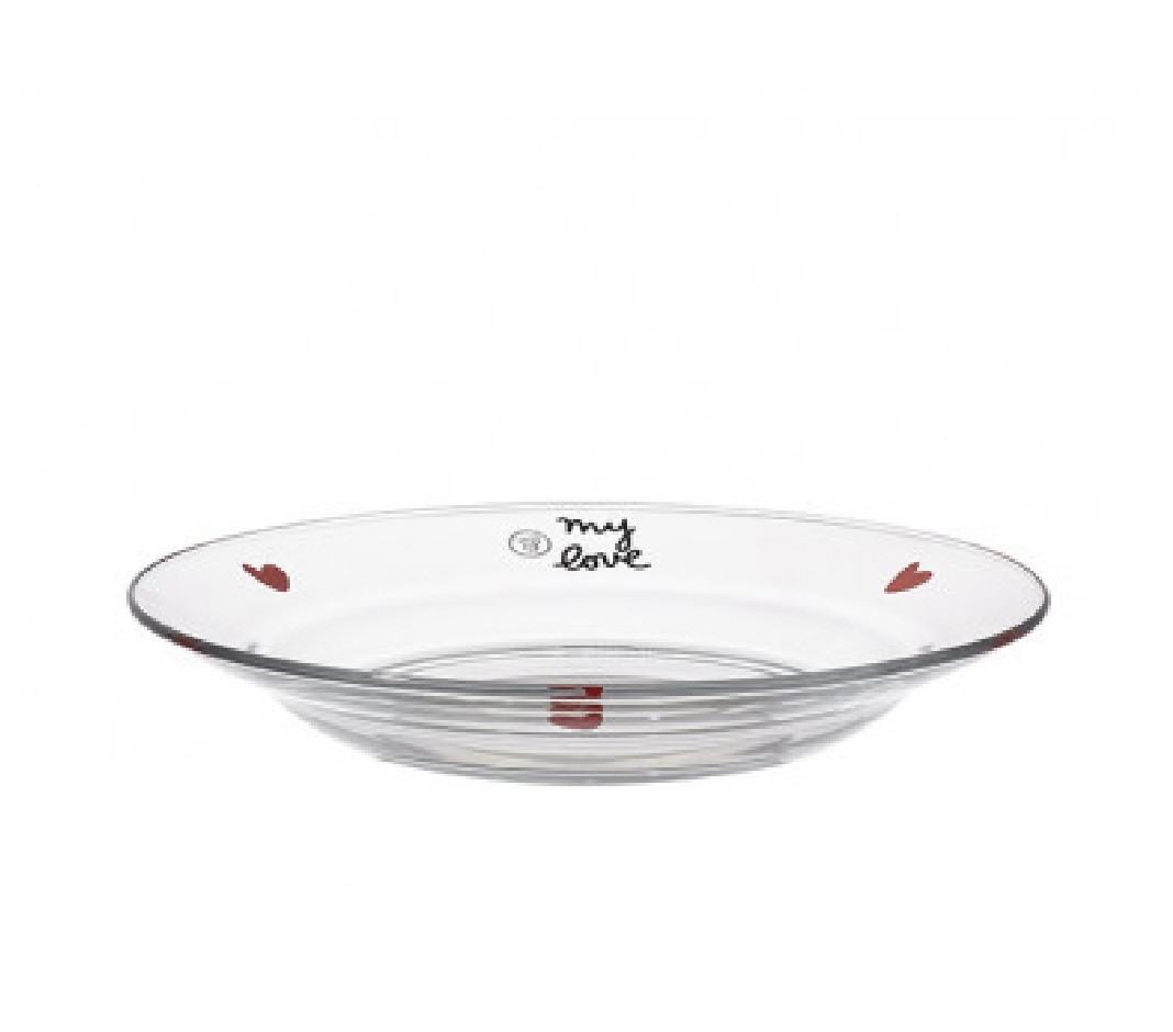 Set Duralex (assiette et bol) – Coeurs (+ ventouse) – Image 2