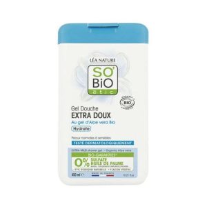 Gel douche extra doux à l&rsquo;aloe vera bio SO BIO 450 ml