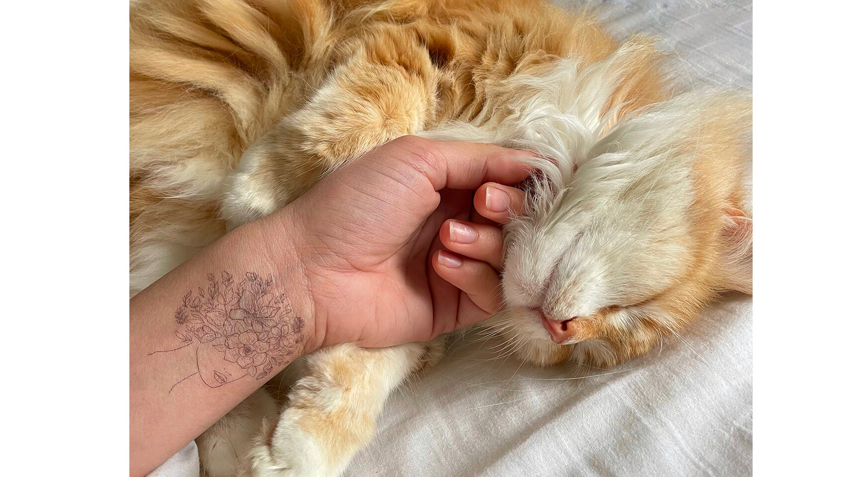 Tatouages éphémères Visage Floral x5. – Image 2