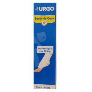 URGO BANDE DE GAZE 3M*10CM